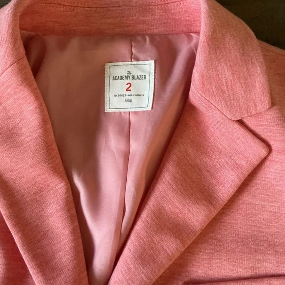 Gap The Academy Blazer in Heathered Pink - Picture 2 of 11